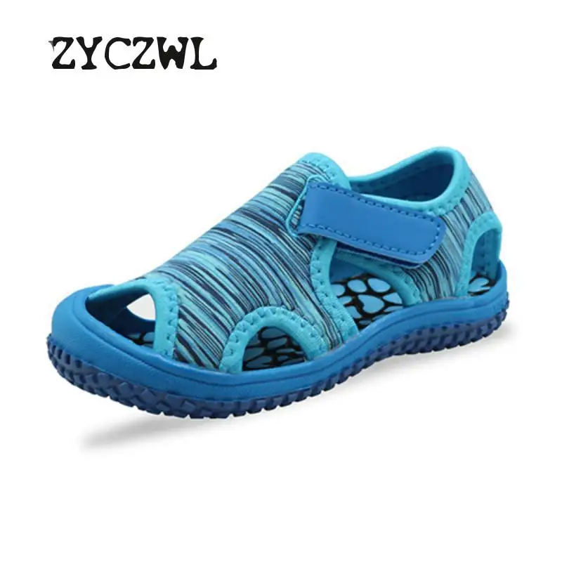 Summer Baby Boys Sandals Children Beach Sandals Soft Bottom Unisex Girls Non-slip Infant Shoes Kids Outdoor Anti-collision Shoes - Image 2