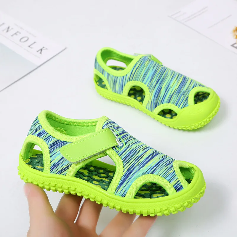 Summer Baby Boys Sandals Children Beach Sandals Soft Bottom Unisex Girls Non-slip Infant Shoes Kids Outdoor Anti-collision Shoes - Image 3