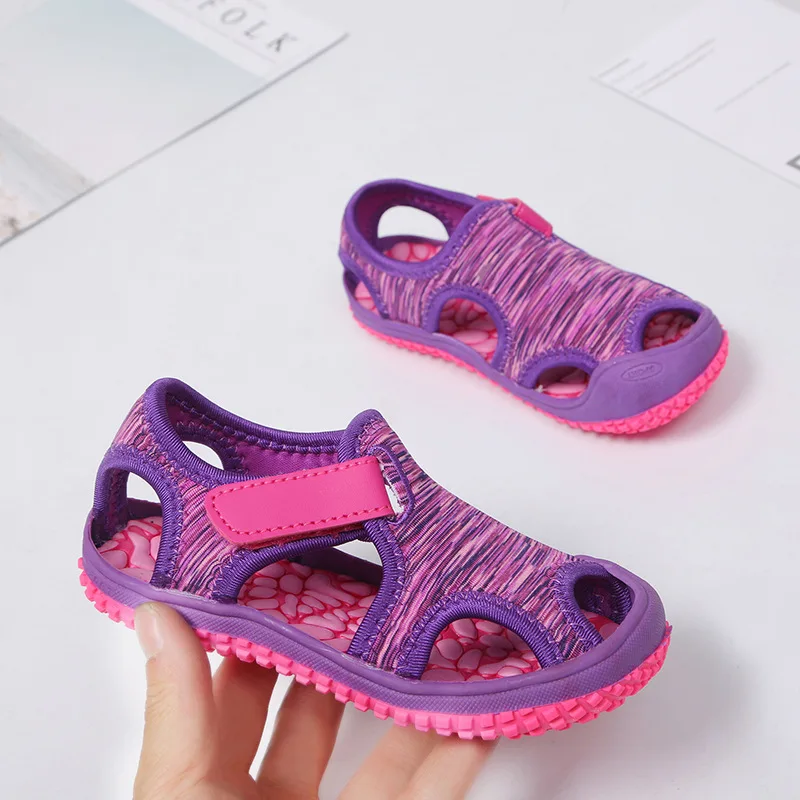 Summer Baby Boys Sandals Children Beach Sandals Soft Bottom Unisex Girls Non-slip Infant Shoes Kids Outdoor Anti-collision Shoes - Image 4