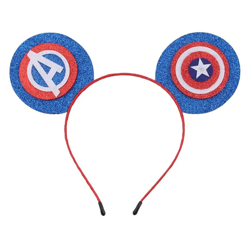 1pc Trendy Sequin 3.3" Mouse Ears Headband For Boys Cartoon Cospaly Hairband Girls DIY Hair Accessories - Image 6