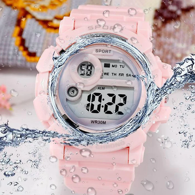 Fashion Kids Watches Luminous Waterproof Sports Digital Watch Alarm Clock Watches Boys Girls Student Smart Electronic Watch Gift - Image 5
