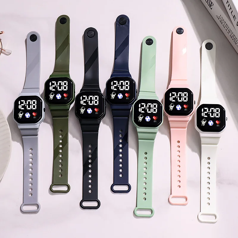 Kids Watch Sport LED Digital Watches Football Silicone Strap Waterproof Electronic Wristwatch for Children Boys Girls Gifts - Image 6