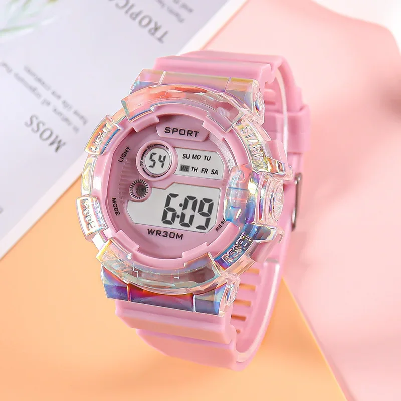 Fashion Kids Watches LED Digital Watch for Children Boys and Girls Sports Clock Alarm Luminous Students Electronic Wristwatch - Image 6