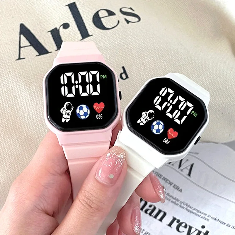 Kids Watch Sport LED Digital Watches Football Silicone Strap Waterproof Electronic Wristwatch for Children Boys Girls Gifts - Image 5
