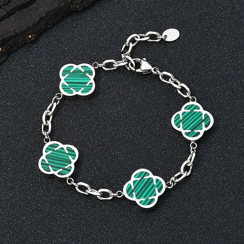 Stylish Petal Chan Bracelets for Men Boys,Waterproof Natural Shell Chain Links Wristband,Birthday Gift - Image 4