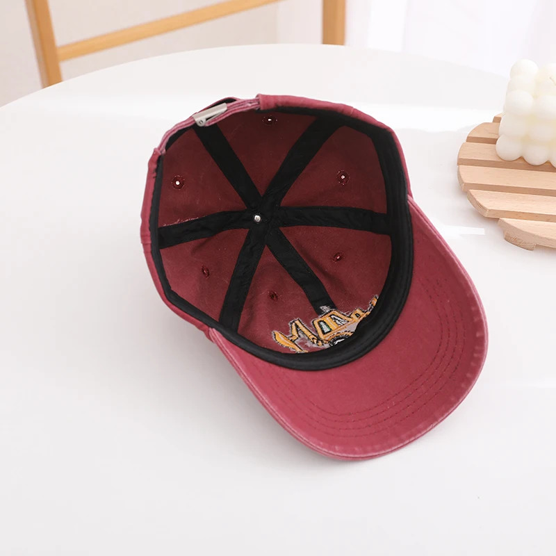 School Kids Baseball Hats Bulldozer Excavator Embroidered Boys Outdoor Summer Children Caps for 2-8Years Baby Sports Hats - Image 4