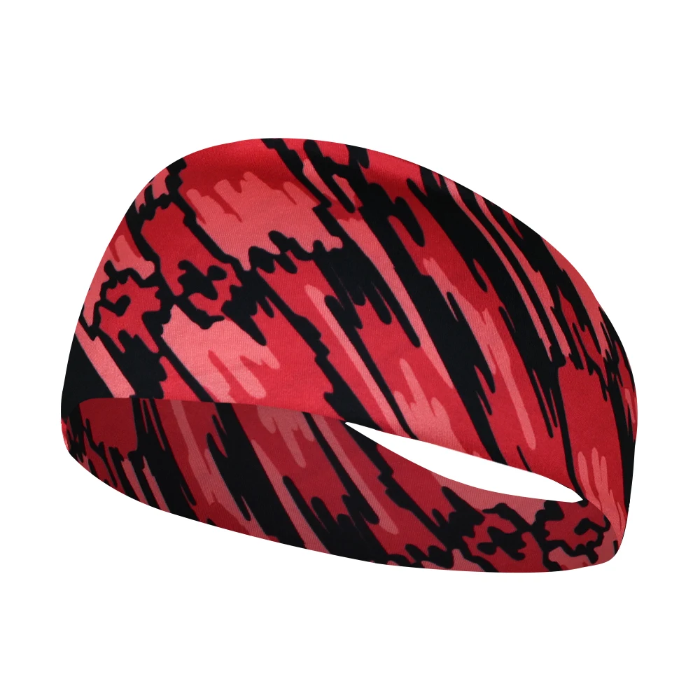 Boys Girls Headbands Kids Sports Sweatbands Camo Elastic Athletic Wicking Hairbands Football Soccer Workout Running Headwrap - Image 5
