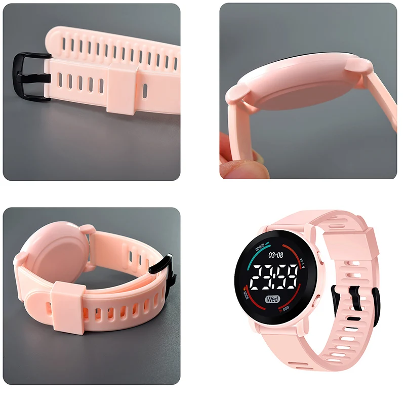 LED Digital Kids Watches Luminous Waterproof Sport Children Watch Silicone Strap Electronic Wrist Watch For Boys Gril reloj niño - Image 6