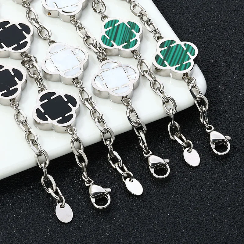 Stylish Petal Chan Bracelets for Men Boys,Waterproof Natural Shell Chain Links Wristband,Birthday Gift - Image 5