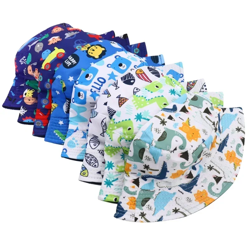 2024 Baby Bucket Hat Cute Unicorn Children Boys Girls Fisherman Cap Spring Summer Outdoor Kid Sun Hat - Image 3