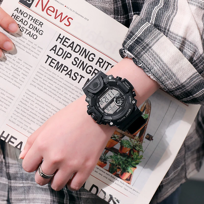 Male and female sports electronic watch, children's fashion alarm clock, student watch - Image 2