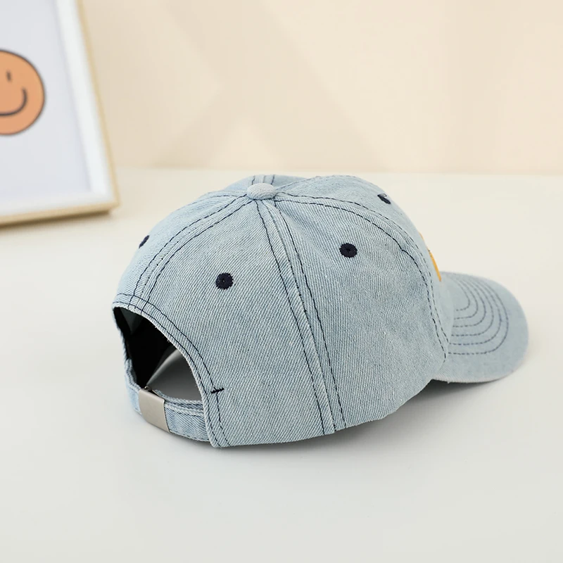Baby Boy Cap Bulldozer Embroidered Washed Cotton Summer Children Baseball Caps Baby Girl Hat 50-54cm Suitable for 2-8 Years Kids - Image 4
