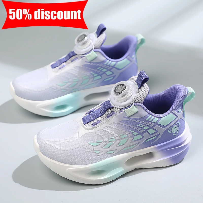 Children Running Shoes Autumn New Soft Elastic Campus Lightweight Sneakers Boys Girls Daily Anti Slip Breathable Tennis Shoes - Image 6