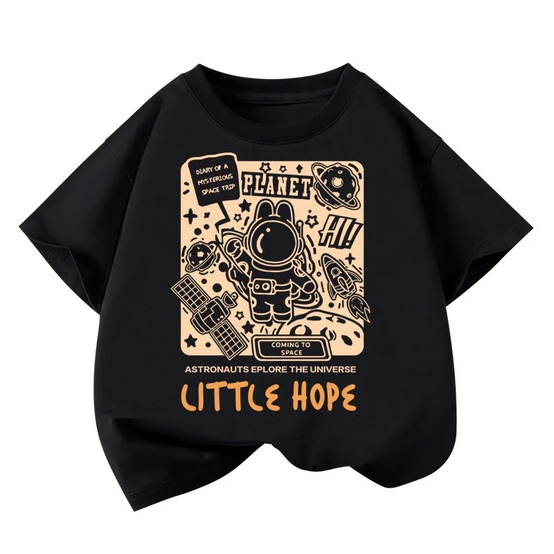 1pcs Summer Boys Car Cartoon Tees Fashion Tops Childrens Short Sleeve Clothes Printed Pattern T-shirts Child Loose Casual Tshirt - Image 4