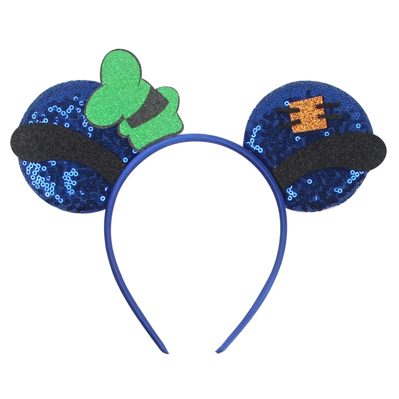 1pc Trendy Sequin 3.3" Mouse Ears Headband For Boys Cartoon Cospaly Hairband Girls DIY Hair Accessories - Image 3