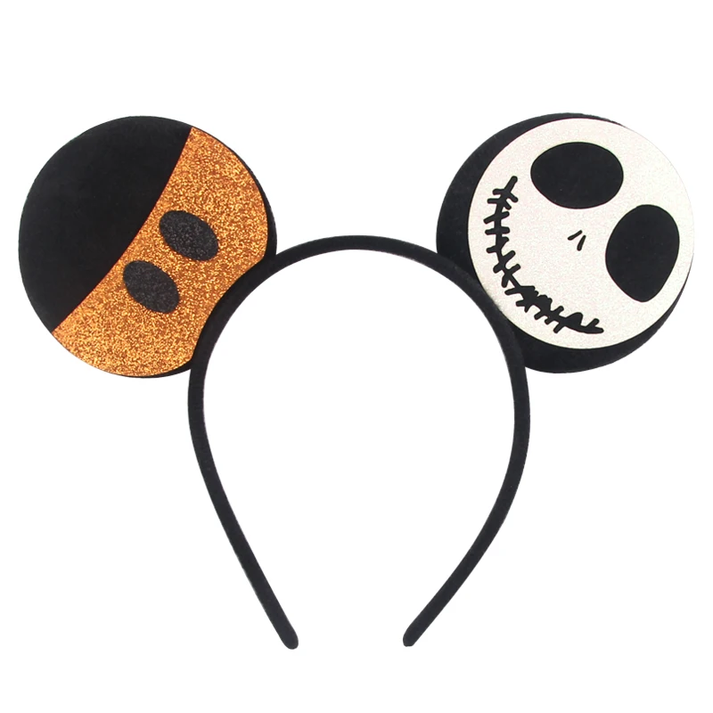 1pc Trendy Sequin 3.3" Mouse Ears Headband For Boys Cartoon Cospaly Hairband Girls DIY Hair Accessories - Image 5