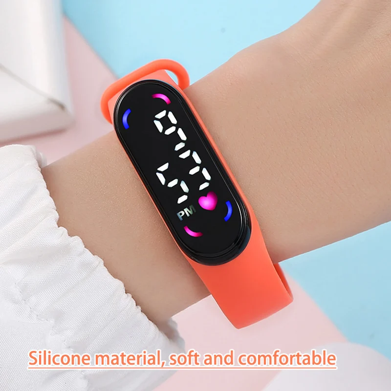 Fashion Waterproof Women Watches for Kids Girls Touch LED Sport Digital Bracelet Electronic Children Clock Boys Toys Gift - Image 5