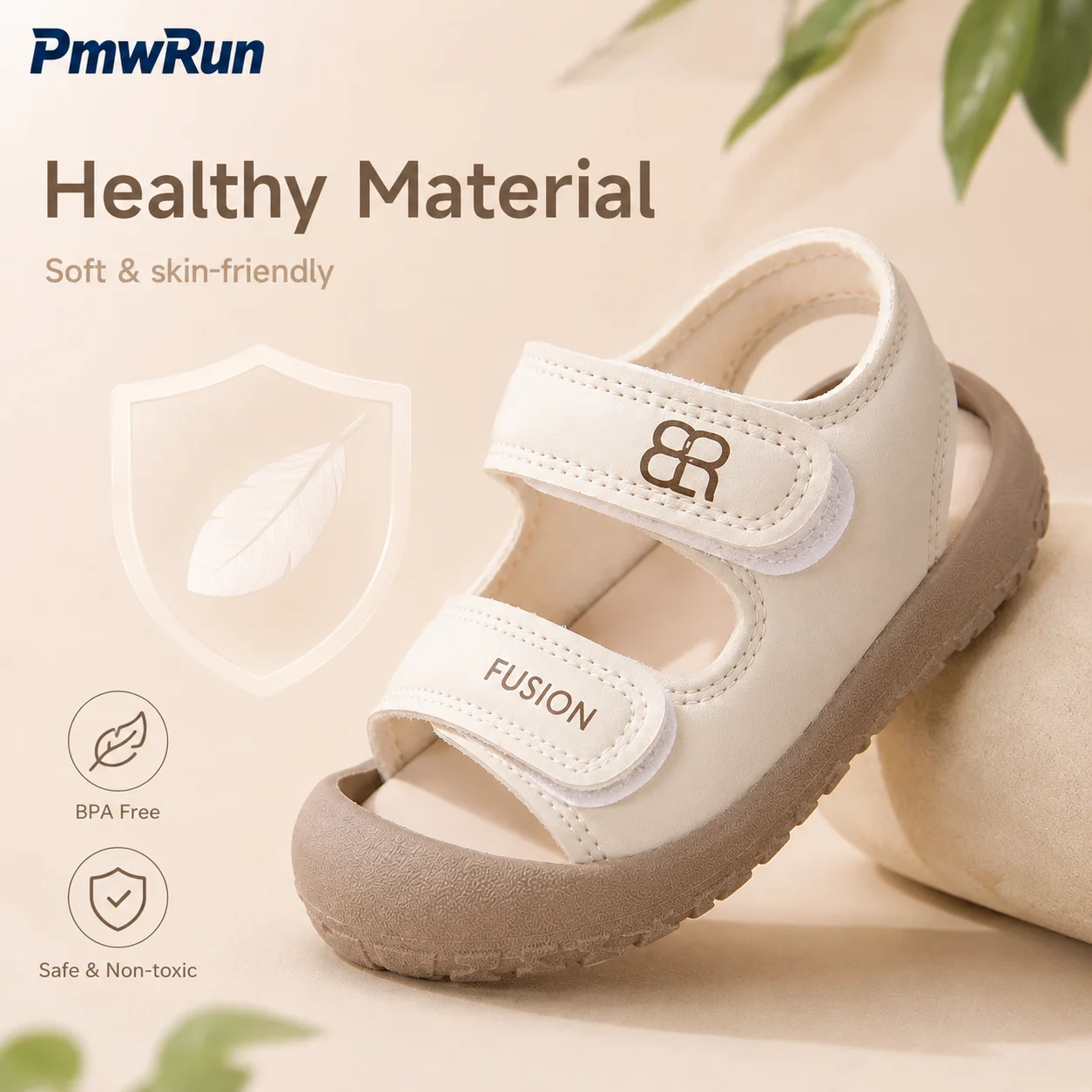 PU Leather Summer Sandals For Children Toe Protection Baby Boy's Girl's Toddler Sandals Ergonomics Anti-slippery Kid's Sandals - Image 5