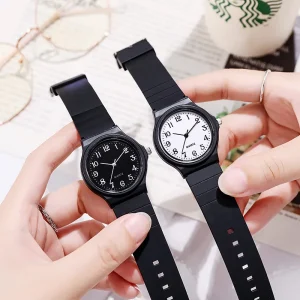 Fashion Rubber Strap Children Watches for Boy Sports School Student Silent Kids Watch Mint Green Quartz Clock Gift