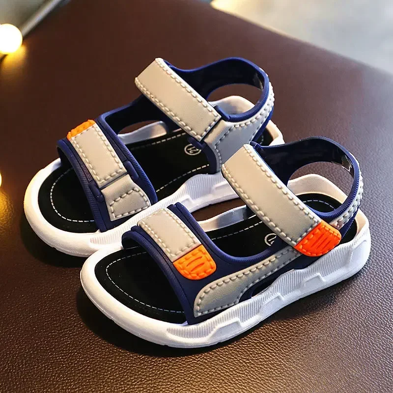 Summer Baby Sandals Solid Color Baby Boy Sandals Soft Sole Anti-slip Boys Girls Sandals Toddler Baby Shoes Beach 2-12 Years - Image 6