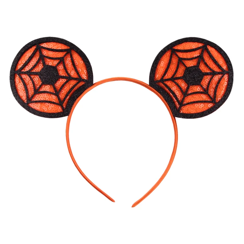 1pc Trendy Sequin 3.3" Mouse Ears Headband For Boys Cartoon Cospaly Hairband Girls DIY Hair Accessories - Image 2