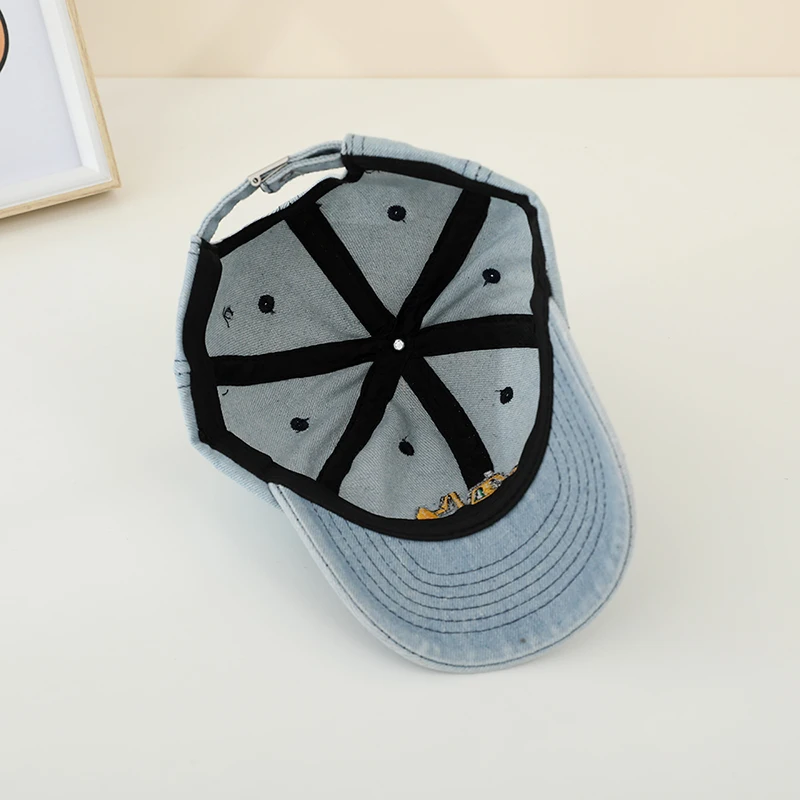 Baby Boy Cap Bulldozer Embroidered Washed Cotton Summer Children Baseball Caps Baby Girl Hat 50-54cm Suitable for 2-8 Years Kids - Image 5