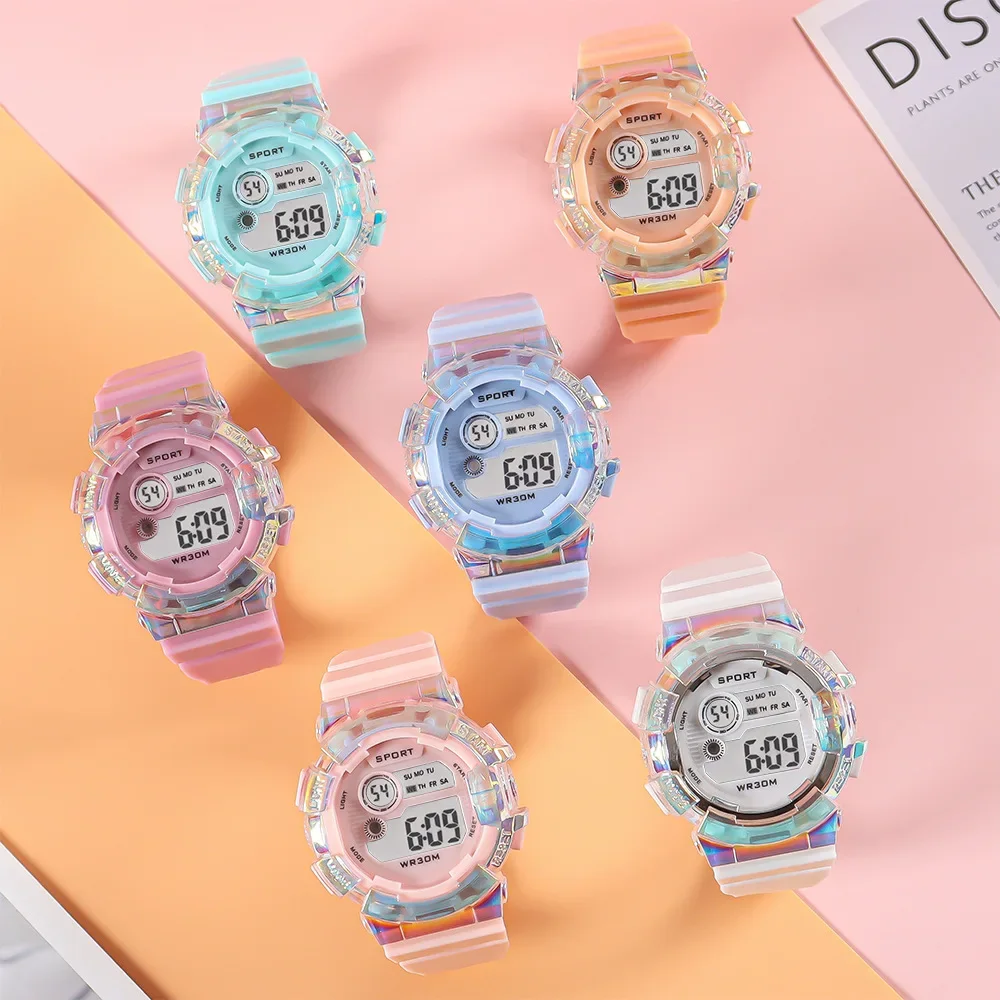 Fashion Kids Watches LED Digital Watch for Children Boys and Girls Sports Clock Alarm Luminous Students Electronic Wristwatch - Image 2